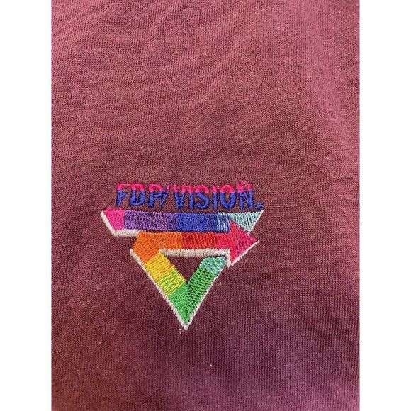 VINTAGE Belton Blank Colorblock 1995 T-shirt Men XL USA 90s Single Stitch - Picture 2 of 7